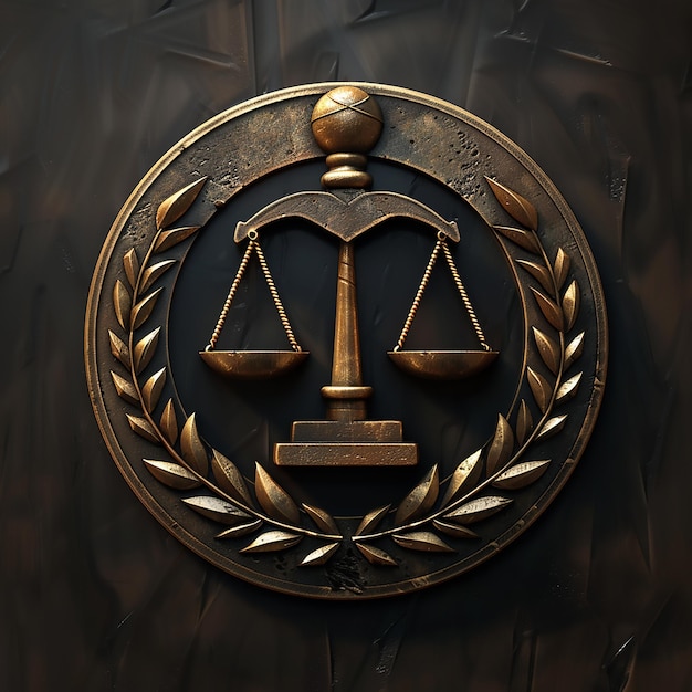 A 3D logo for a lawyer