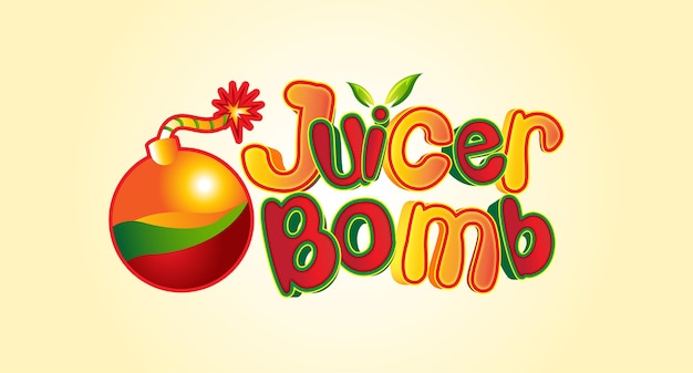 3D-logo-ontwerp Juicer-bom