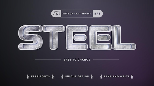 3d love - bewerkbaar teksteffect, lettertypestijl