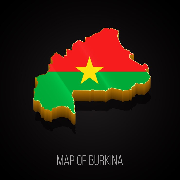 3D Map of Burkina