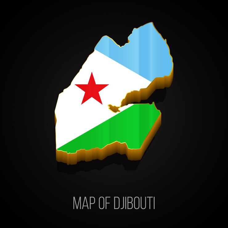 3D Map of Djibouti