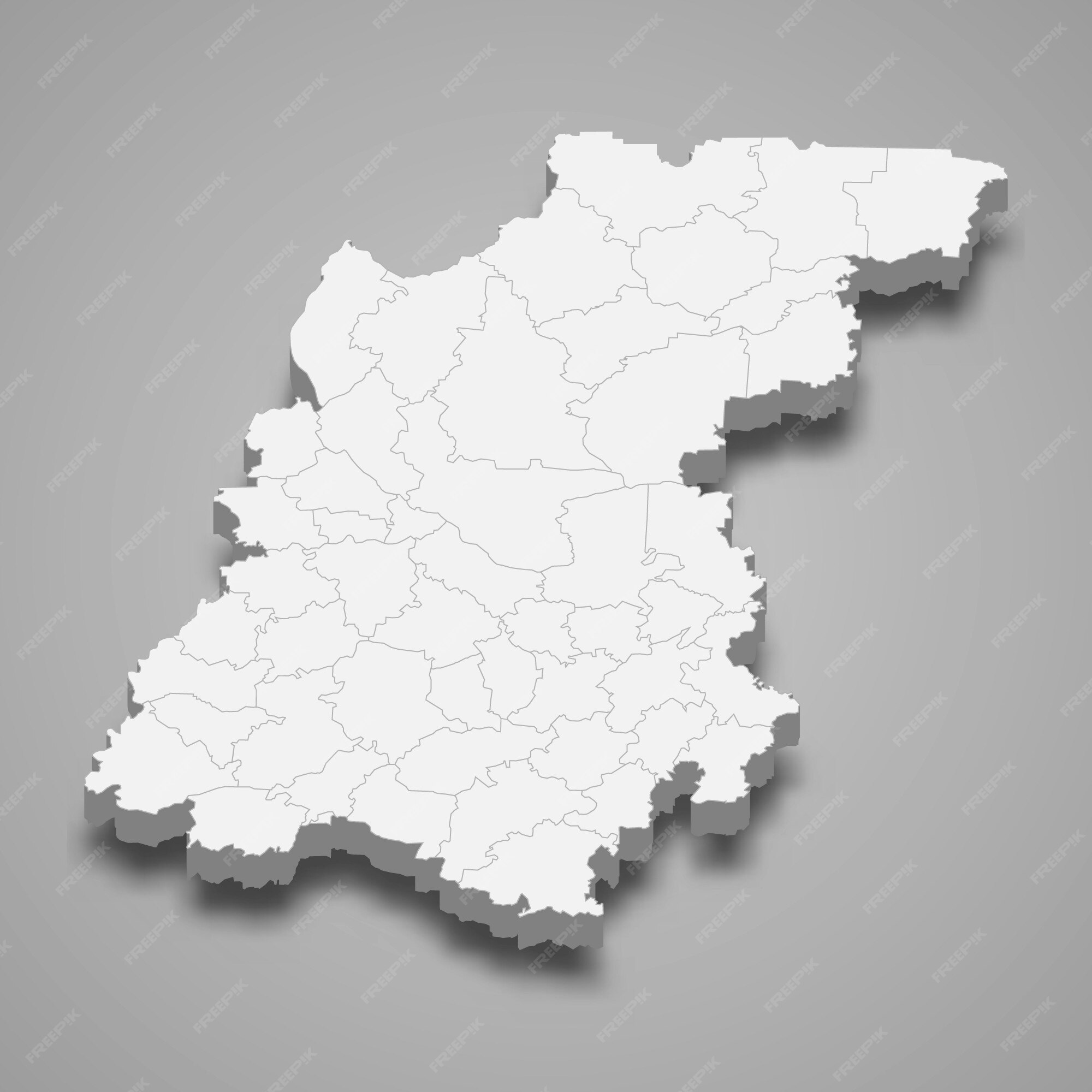 Нижегородская область карта