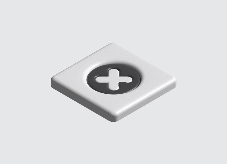 Vector 3d and materials multiply cross icon