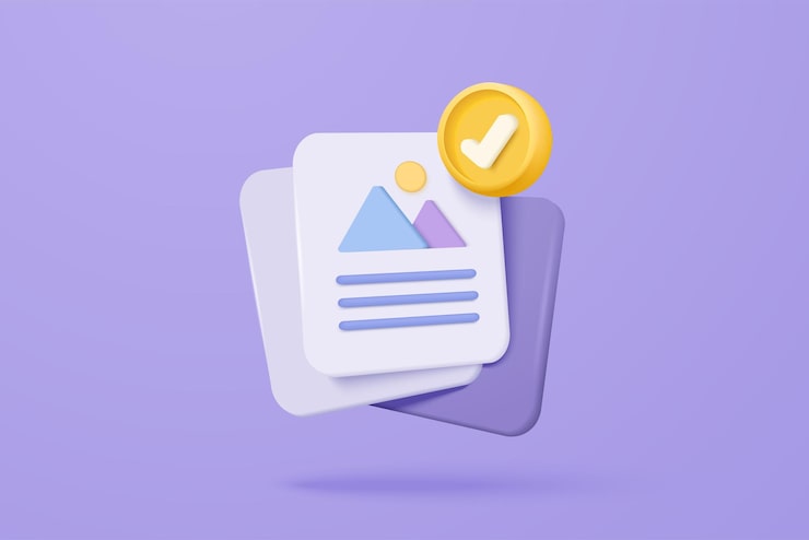 Vector 3d 影像資料庫 資料庫中圖像和視頻檔案的搜尋 文件管理 軟文檔形式 複合文檔 概念 3d 檔案圖標 矢量染插圖