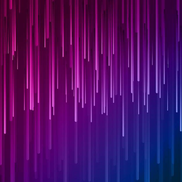 Vector 3d memphis with lighting effect falling bars background