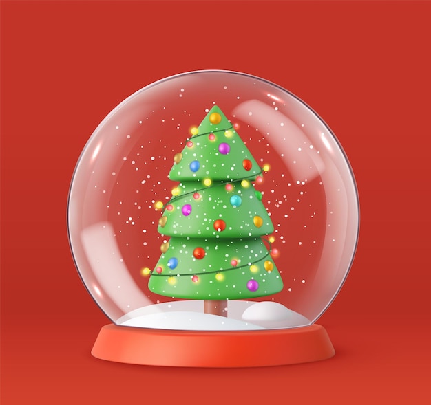 3 d のメリー クリスマスと新年あけましておめでとうございます