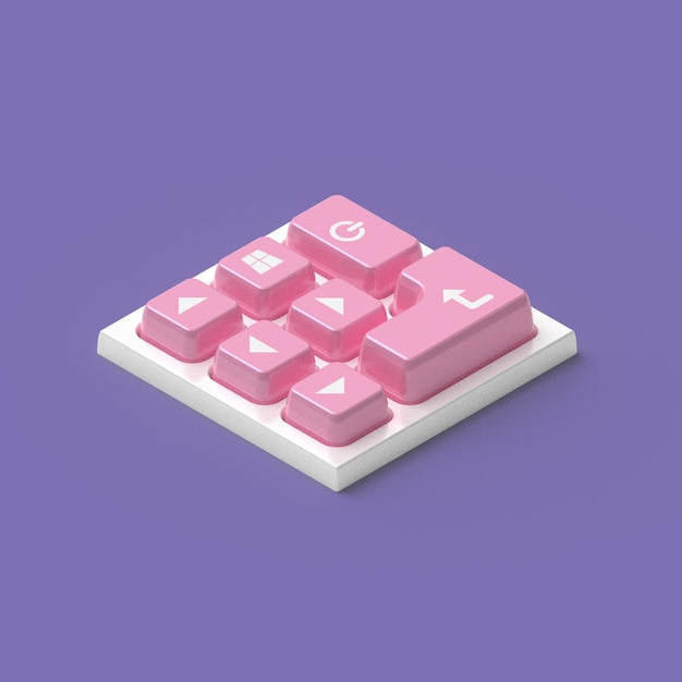 3d mini keyboard