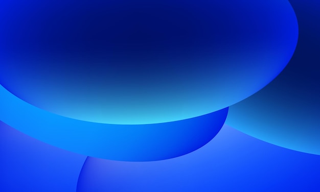 3d 모던 블루 컬러 그래디언트 추상적인 배경