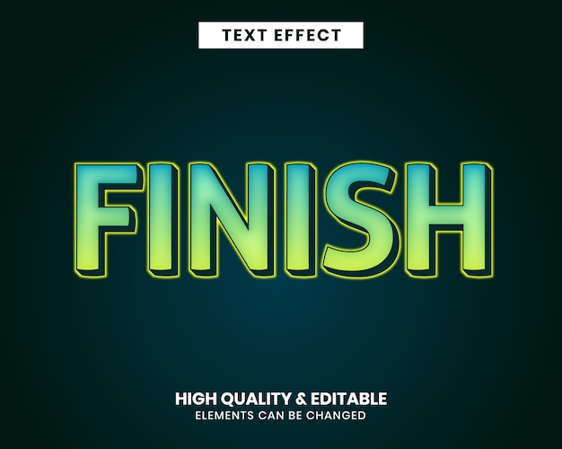 3d modern gradient text effect