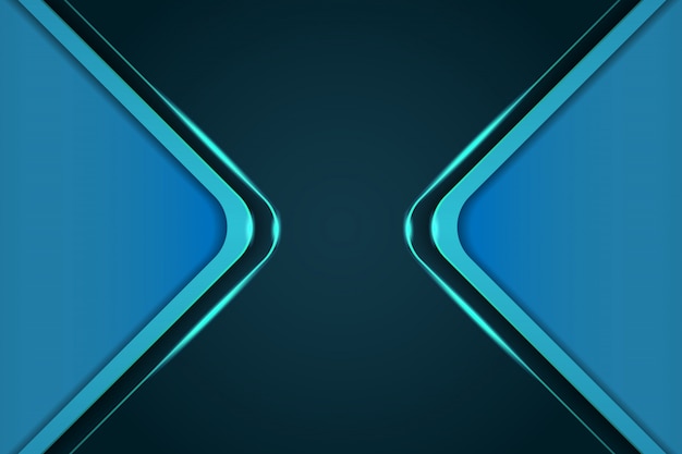 3d moderne blauwe achtergrond Cover sjablonen