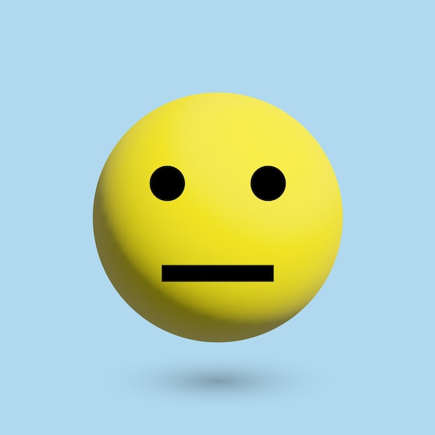 3D neutral emotion vector