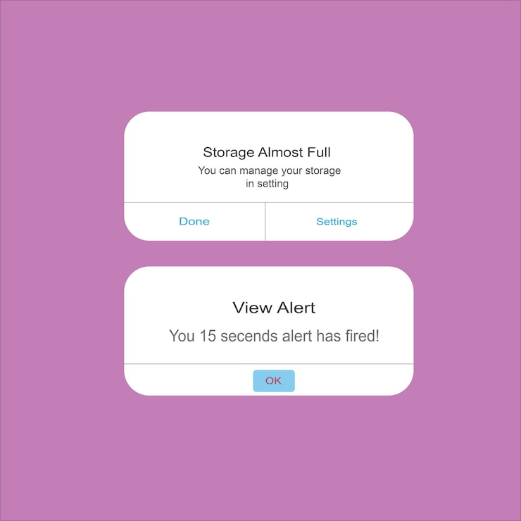 Vector 3d notification popup page with floating elements social media business event planning reminder