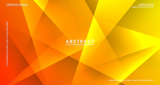 3D oranje geometrische abstracte achtergrond overlaplaag op lichte ruimte met uitgesneden effect decoratie