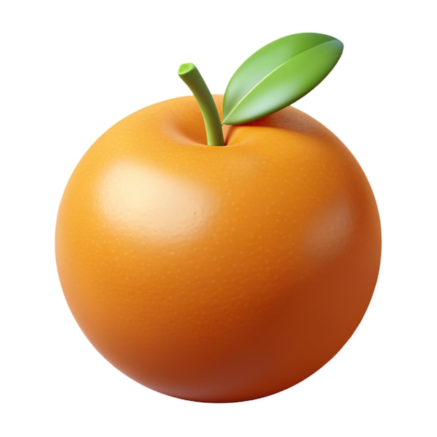 3D oranje illustratie