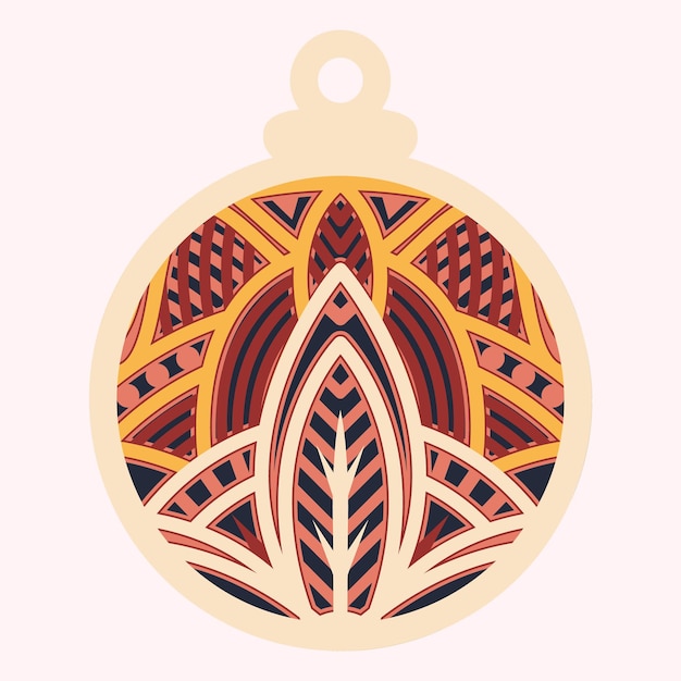 Vector 3d ornaments svg