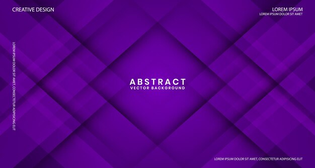 3D paarse techno abstracte achtergrond overlap laag op donkere ruimte met uitgesneden effect decoratie