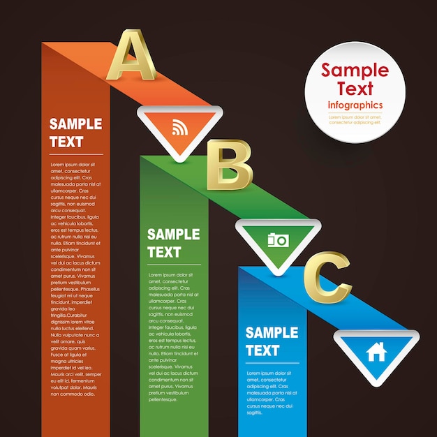 3D-papier infographic