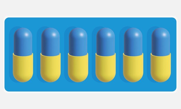 3d pills design