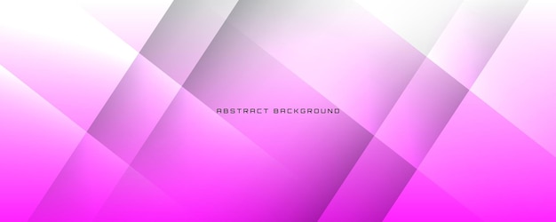 切り抜き効果のある明るい空間に 3 d のピンク白の幾何学的な抽象的な背景オーバーラップ レイヤー