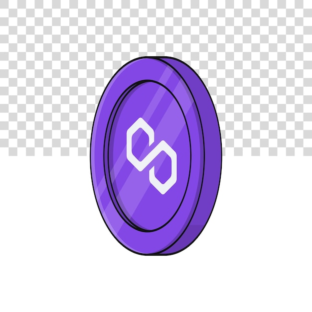 3Dポリゴン MATIC コイン ブロックチェーン