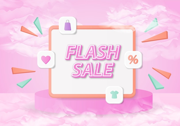 Vector 3d post flash sale design