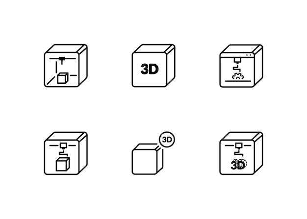 3D Print-pictogrammen