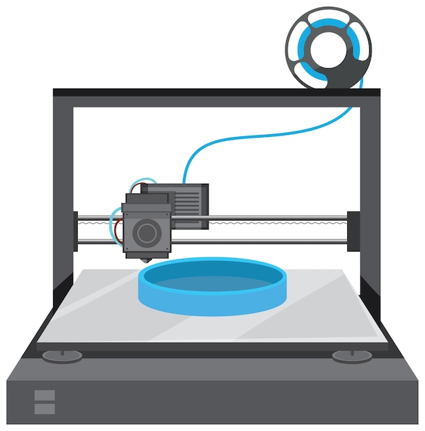 A 3D printer model machine