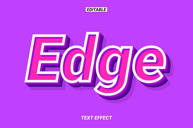 3d purple text effect