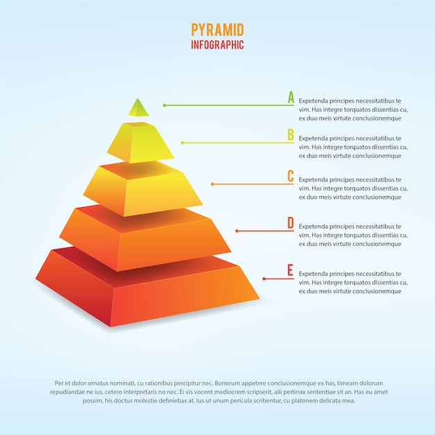 3d-pyramide infographic