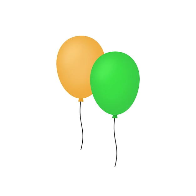 3d Realistic Balloon vector Illustration