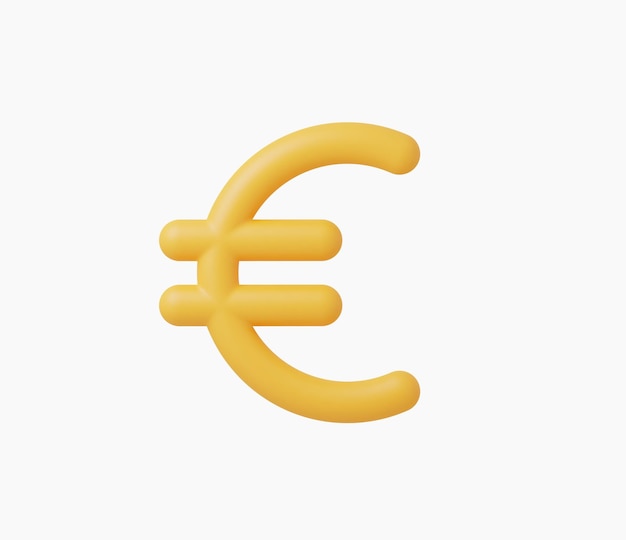 Vector 3d realistic euro money icon vector illustration