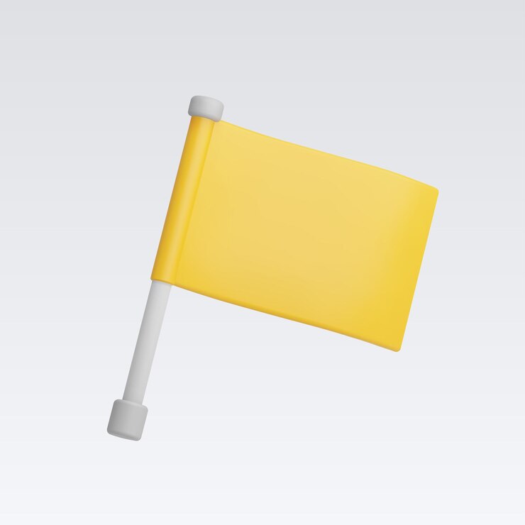 Vector 3d realistic flag icon vector illustration