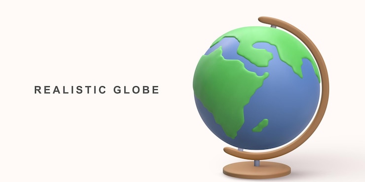 Vector 3d 현실적인 지구본