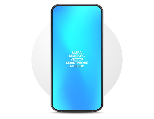 3D realistic high quality smartphone mockup with isolated background Smart phone mockup collection
