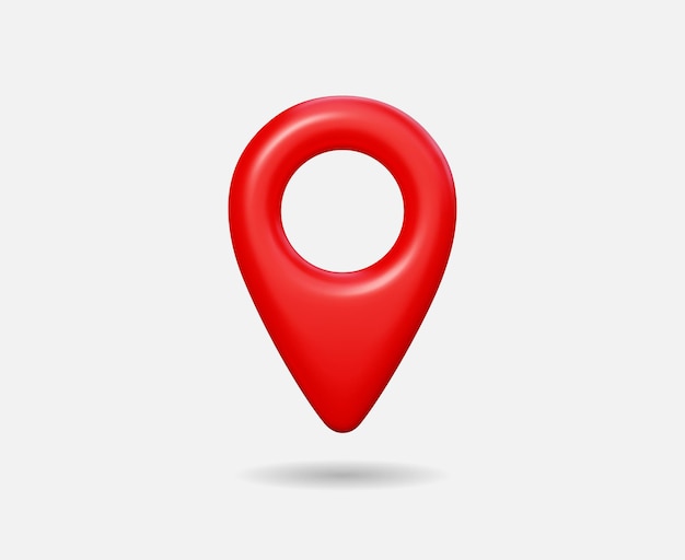 3D Realistic Location map pin gps pointer markers vector illustration for destination.