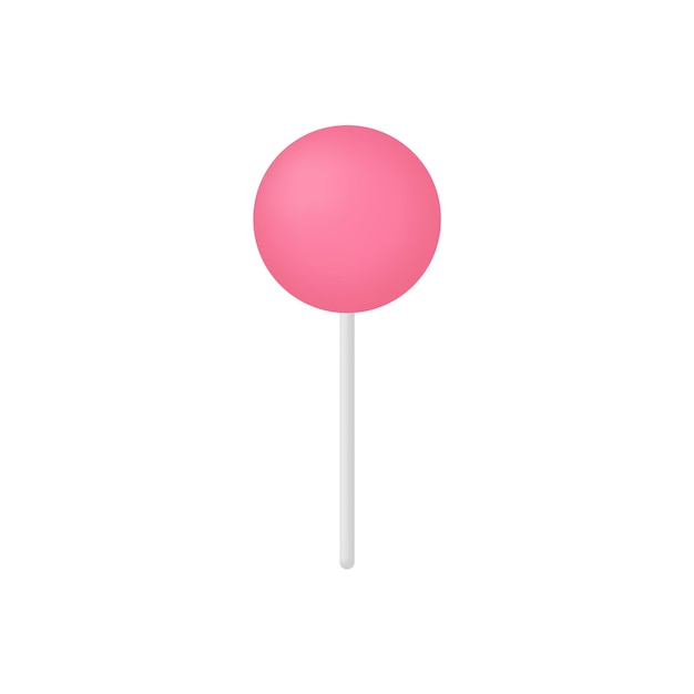 3d Realistic Lollipop vector illustration