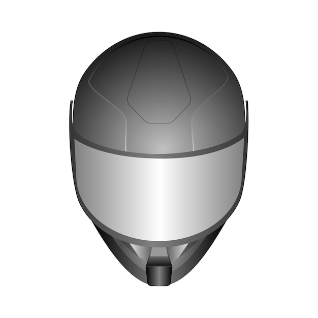 유리 바이저와 3d 현실적인 모터 레이싱 헬멧