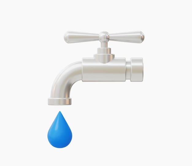 3d realistic save water vector illustration