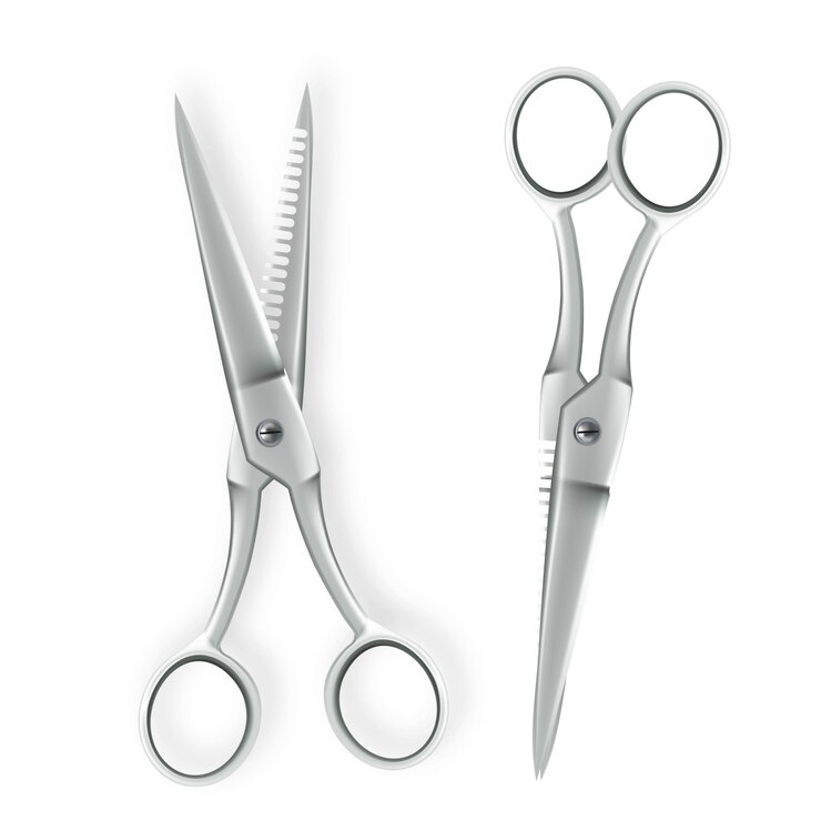 Vector 3d realistic scissor