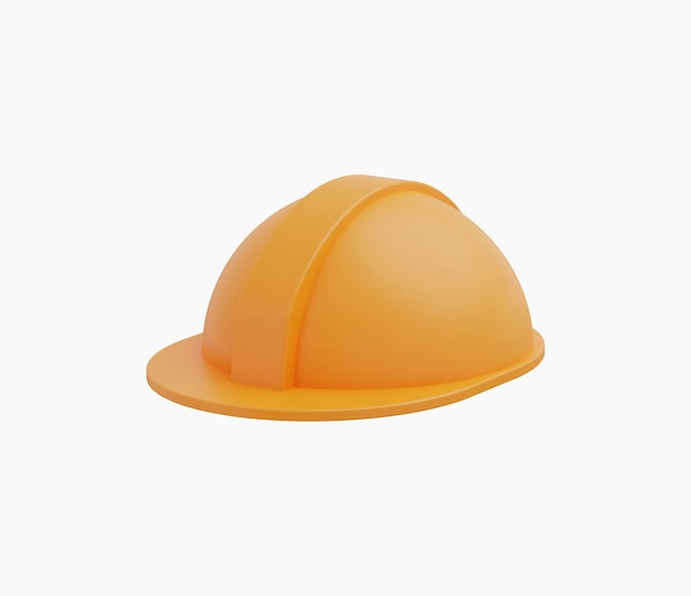 3d-realistische constructie helm vector illustratie