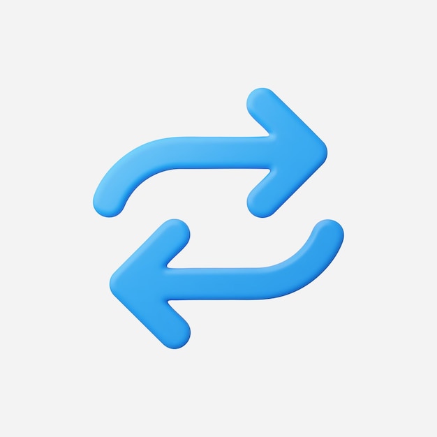 3d realistische verplaatsing icoon vector illustratie