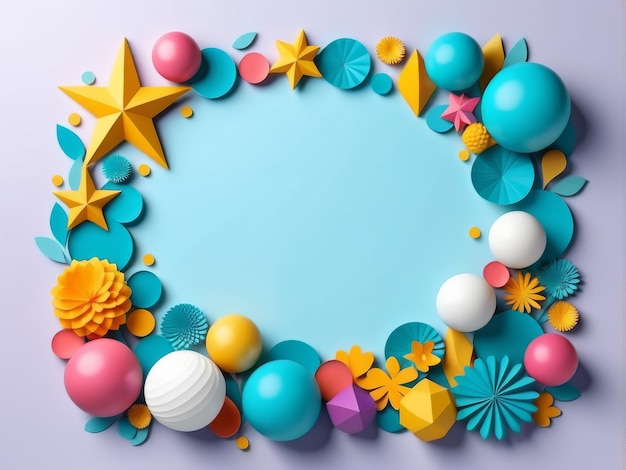 Вектор Пасхальная открытка с пасхальными яйцами и цветами на синем фоне
