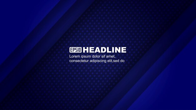 きめ細かいビジネス技術センスベクトル背景を持つ3Dレンダリングされた青いストライプ
