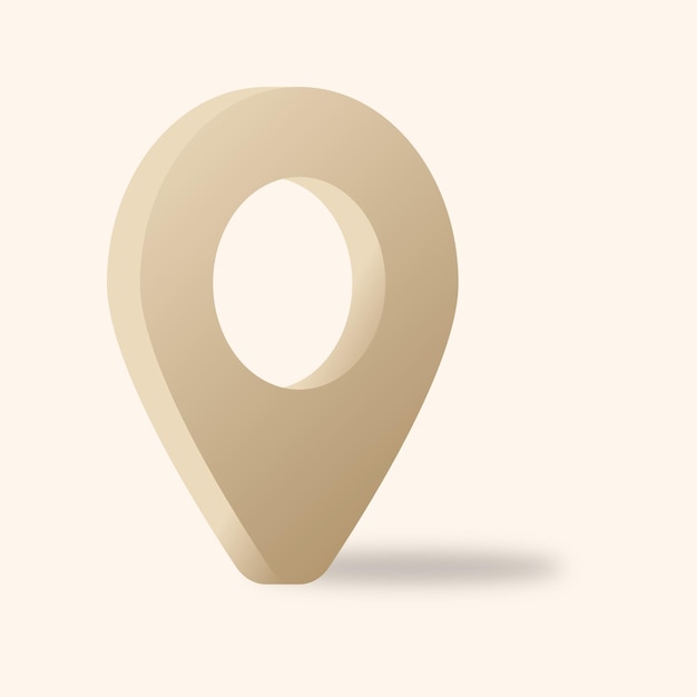 3d rendered pin location modern map markers vector illustration on a white background
