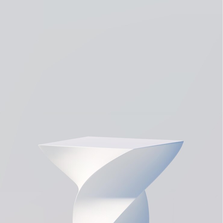 Vector 3d rendered podium for your product showcase. vector 3d illustration.