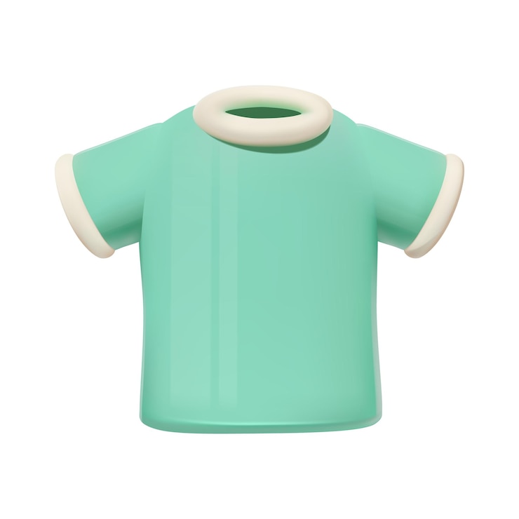 Vector 3d rendered vector tshirt icon