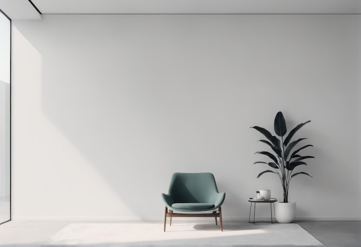 Vector 3d renderen moderne woonkamer met een bank 3d renderen moderne woonkamers met een bank moderne bri