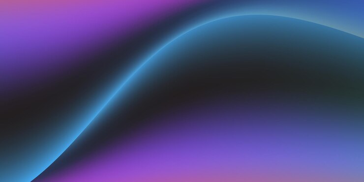 Vector 3d rendering abstract colorful curved lines background