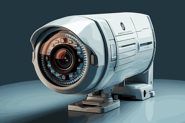 3d 렌더링 보안 카메라 또는 Cctv 카메라와  ⁇ 터