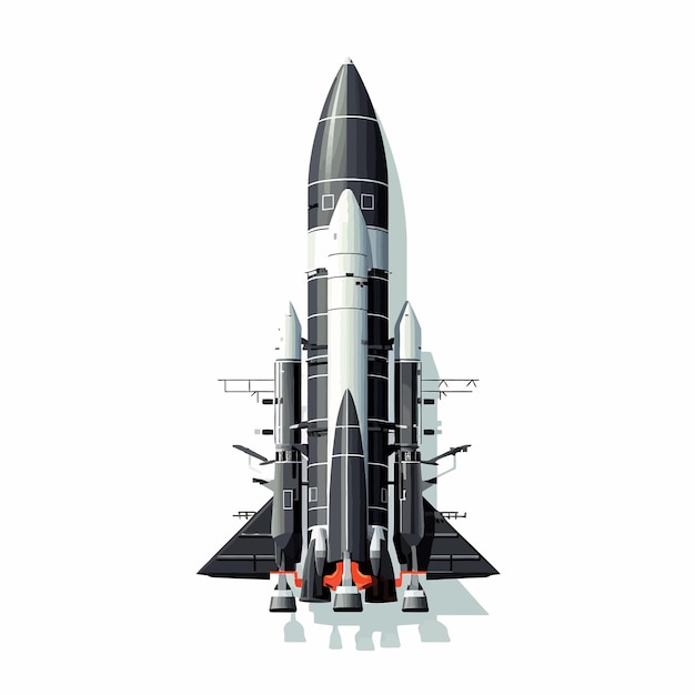 3d rocket icon for social media